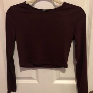 Cranberry Crop Top